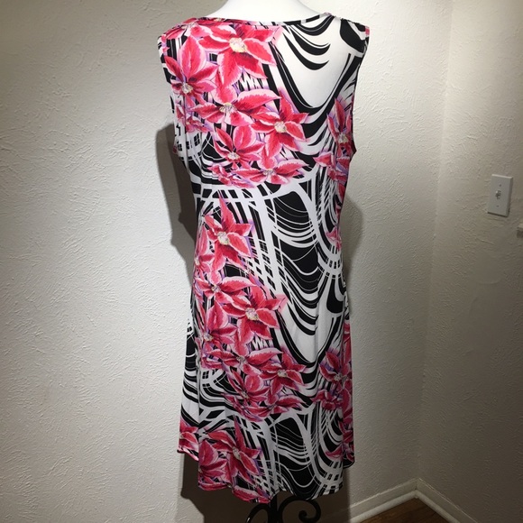 Tropical Abstract Design Dress - Picture 3 of 5